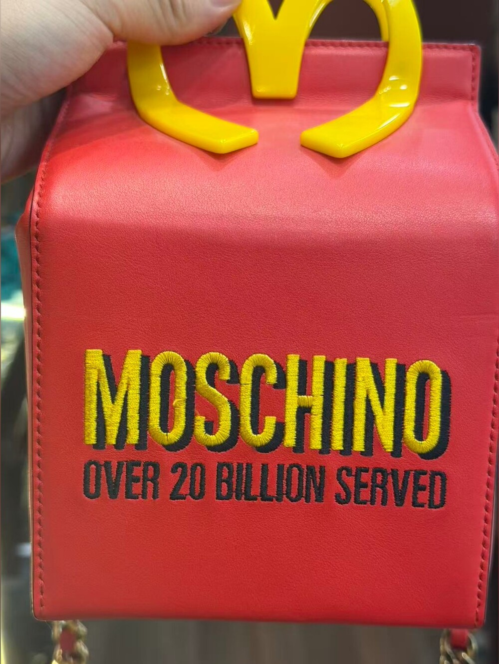 Moschino Couture Bag Happy Meal Bag Jeremy Scott Mcdonald’s Grail Authentic nice - Picture 3 of 11